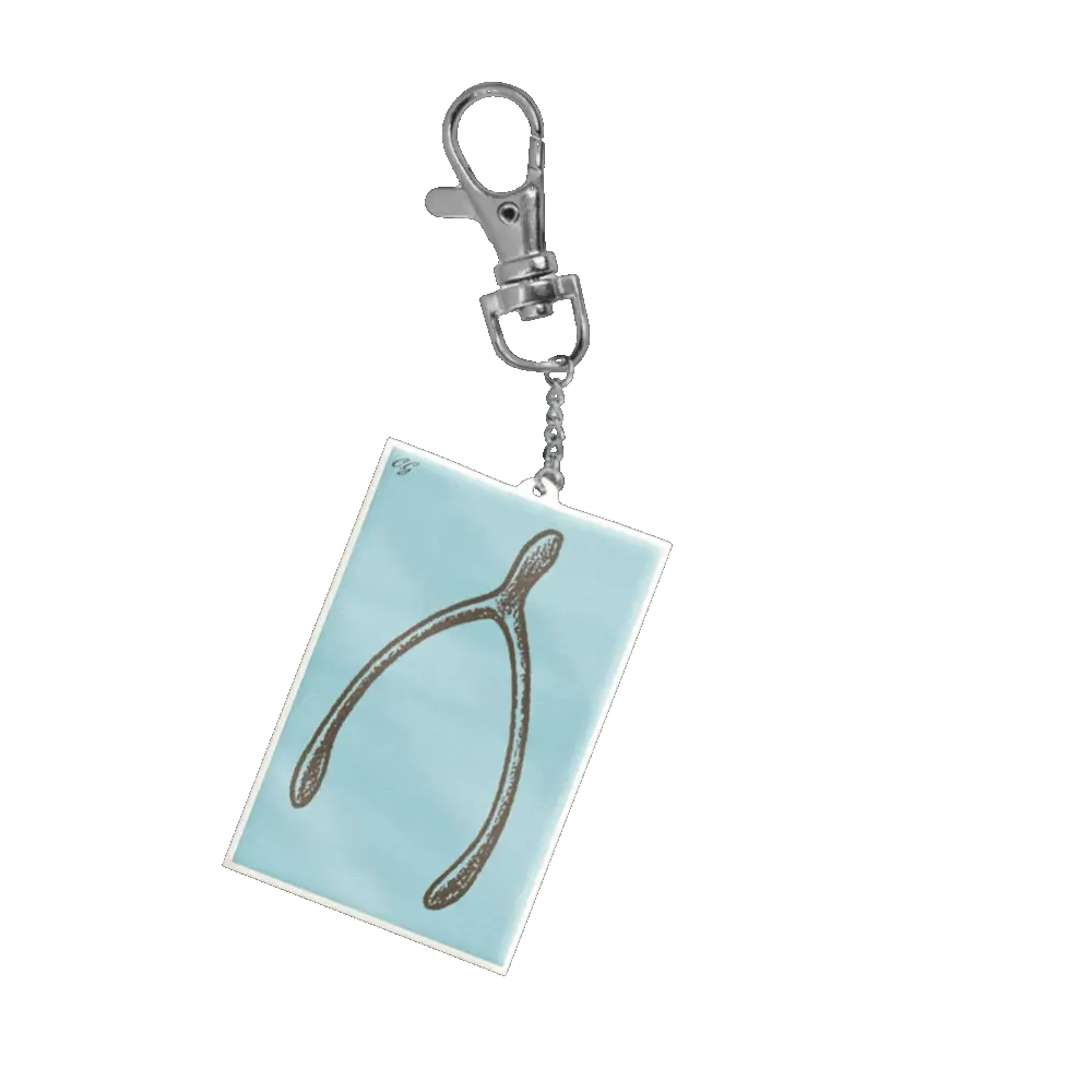 Wishbone Breaking Keychain - Image 2